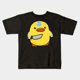 Avatar Duck, knife bender! Kids T-Shirt